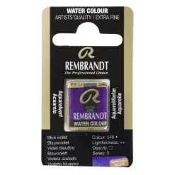 Rembrandt akvarelfarve half pan – Blue Violet 548