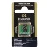 Rembrandt akvarelfarve half pan – Viridian 616