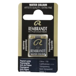 Rembrandt akvarelfarve half pan – Neutral Tint 715