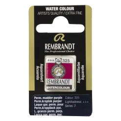 Rembrandt akvarelfarve half pan – Permanent Madder Purple 325