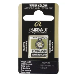 Rembrandt akvarelfarve half pan – Green Violet 629
