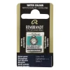 Rembrandt akvarelfarve half pan – Bluish Green 640