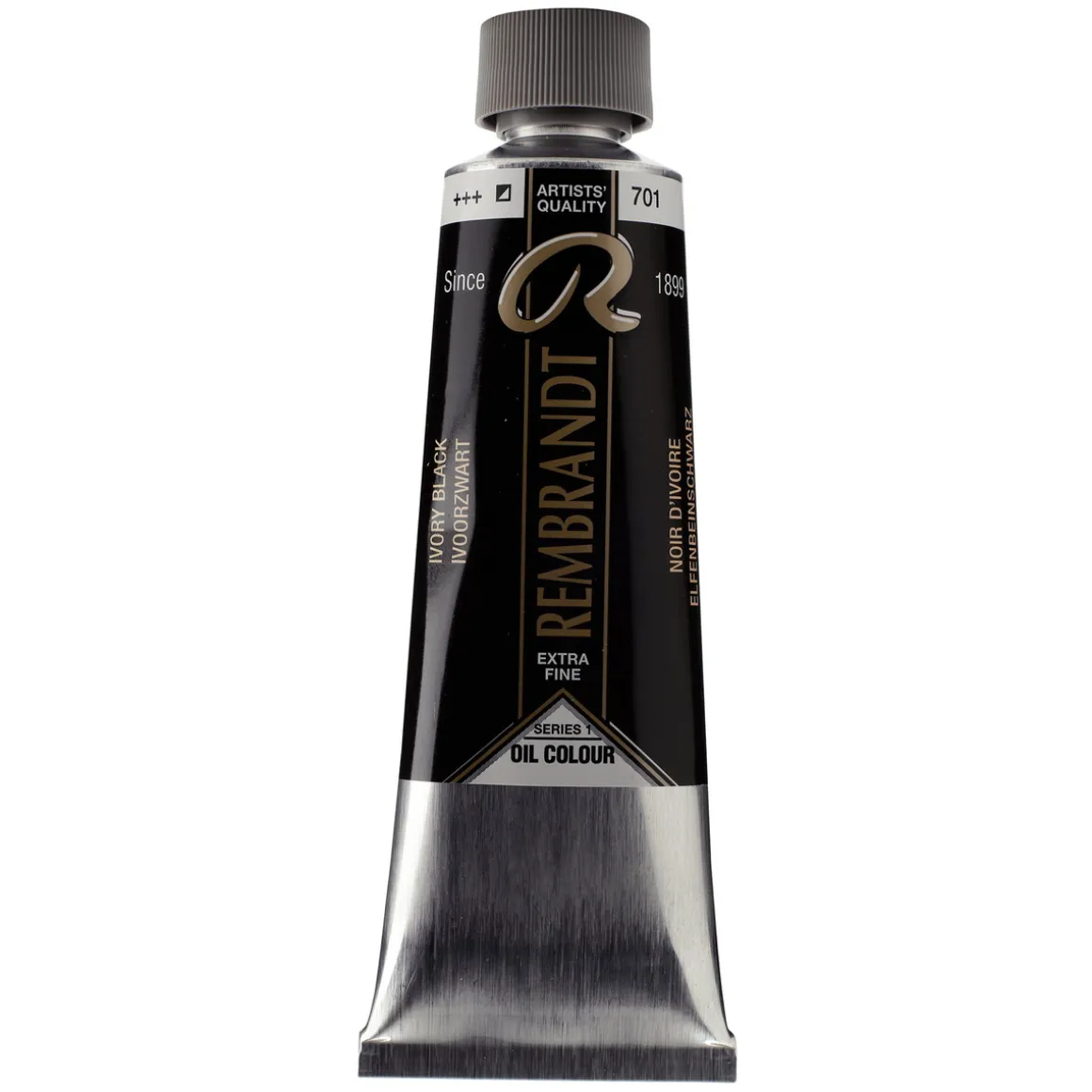 Rembrandt oliefarve 150 ml Ivory Black 701