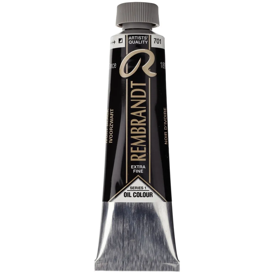 Rembrandt oliefarve 40 ml Ivory Black - 701