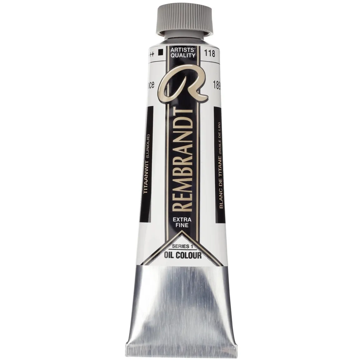 Rembrandt oliefarve 40 ml Titanium White (Linseed oil) - 118