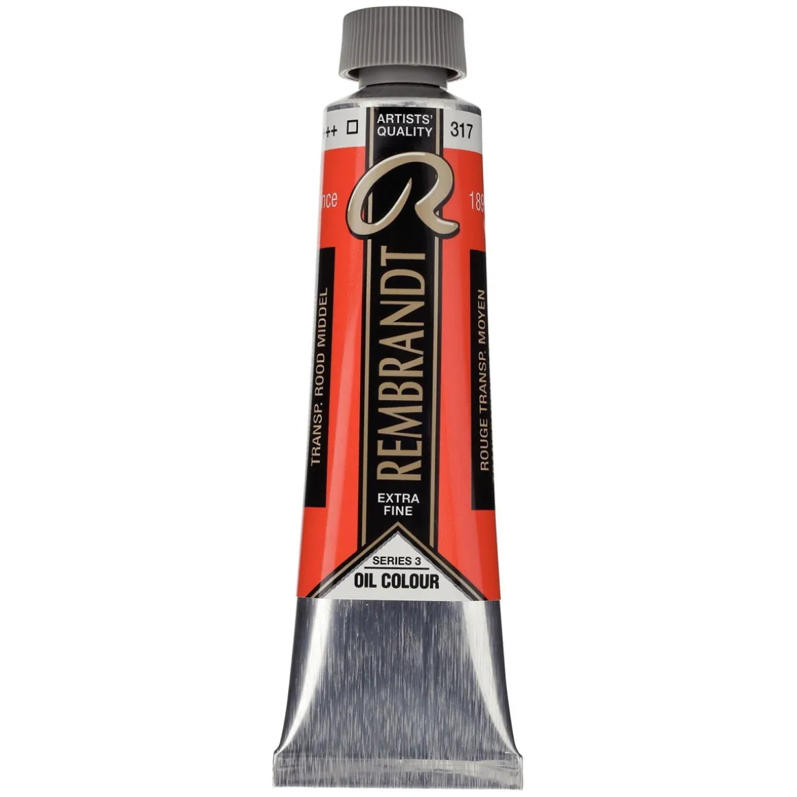 Rembrandt oliefarve 40 ml Transparent Red Medium - 317