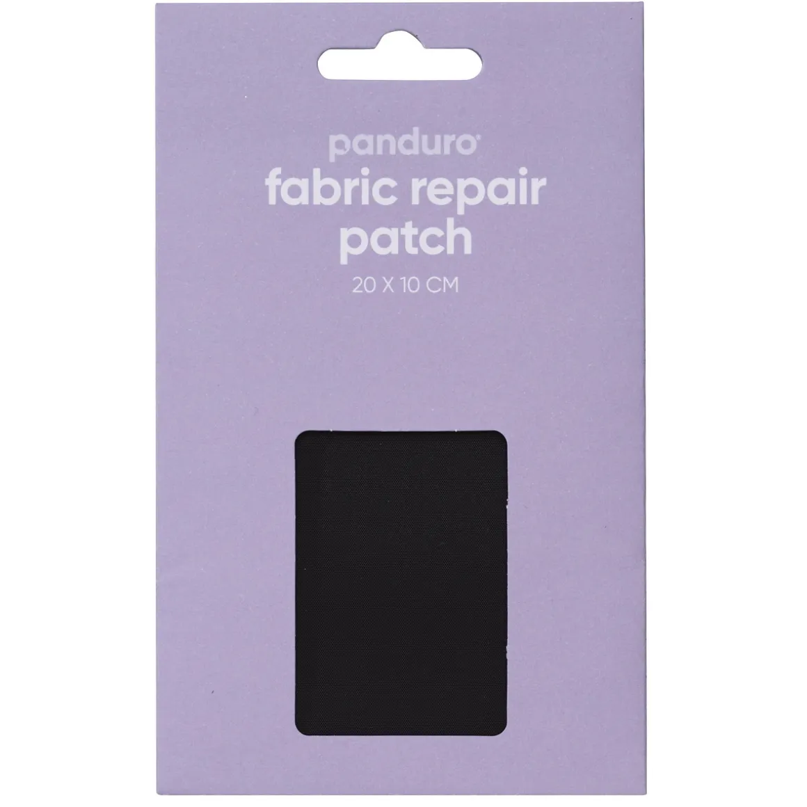 Reparationslap af nylon sort 10×20 cm