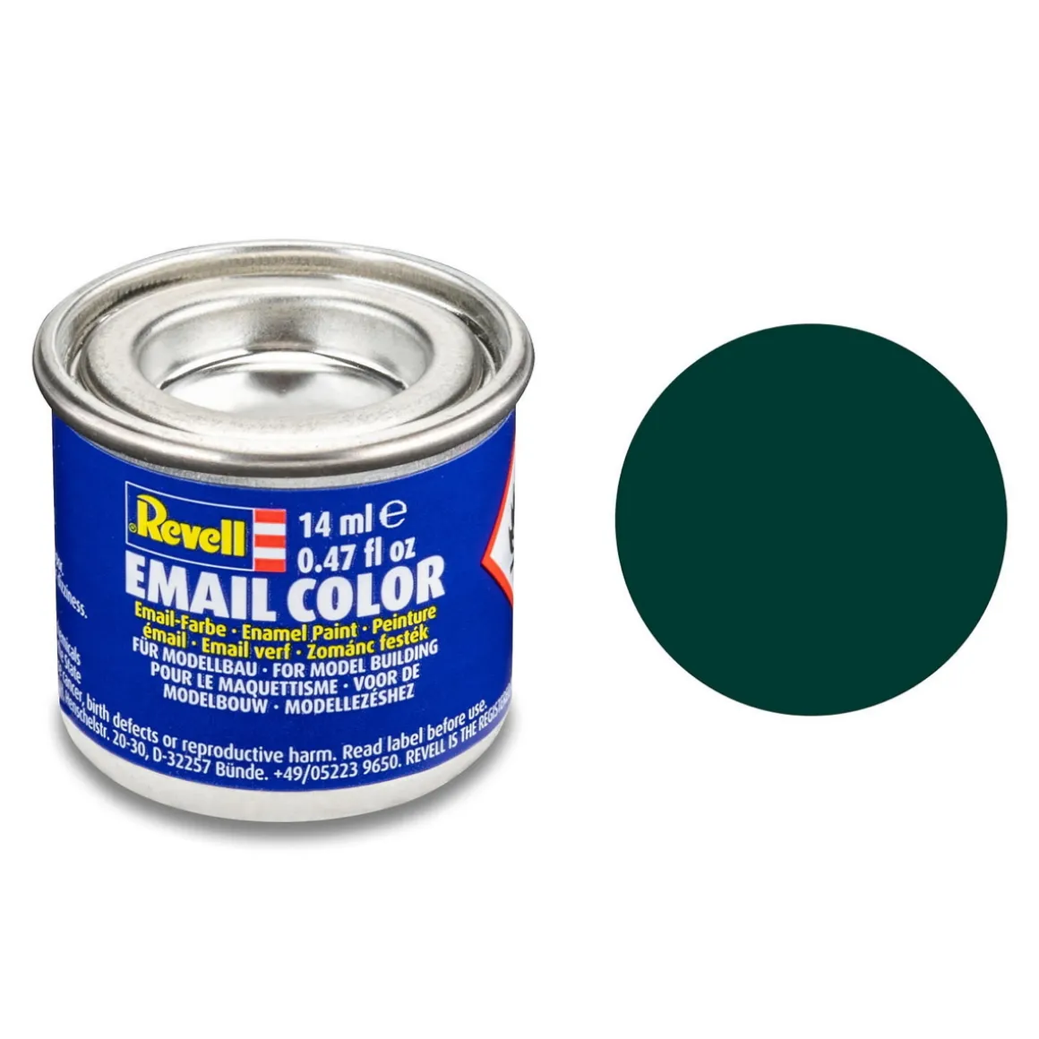 Revell hobbymaling 14 ml – Black-green/mat