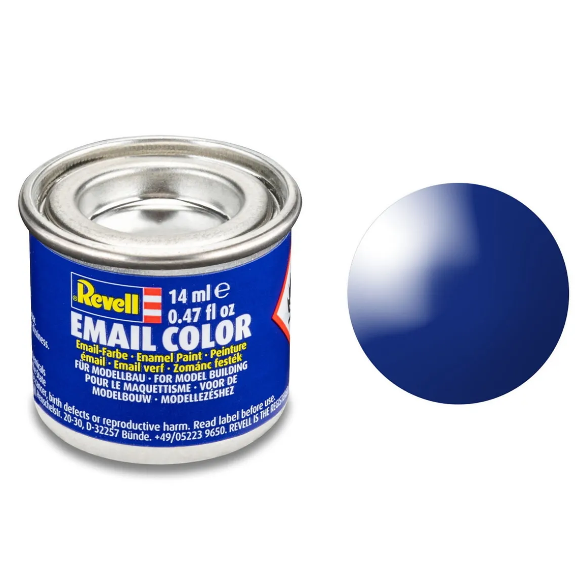 Revell hobbymaling 14 ml – Ultramarine blue/gloss