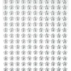 Rhinestone stickers blomster krystal – 286 krystallignende blomster. Ø8 mm
