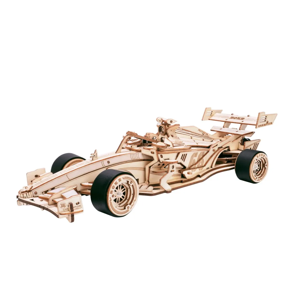 Robotime ROKR Racing Car LK505 3D-miniatyr, træpuslespil, Formel 1-bil 290×105×76 mm
