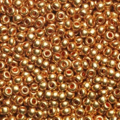 Rocaillesperle 6/0 guld uigen.