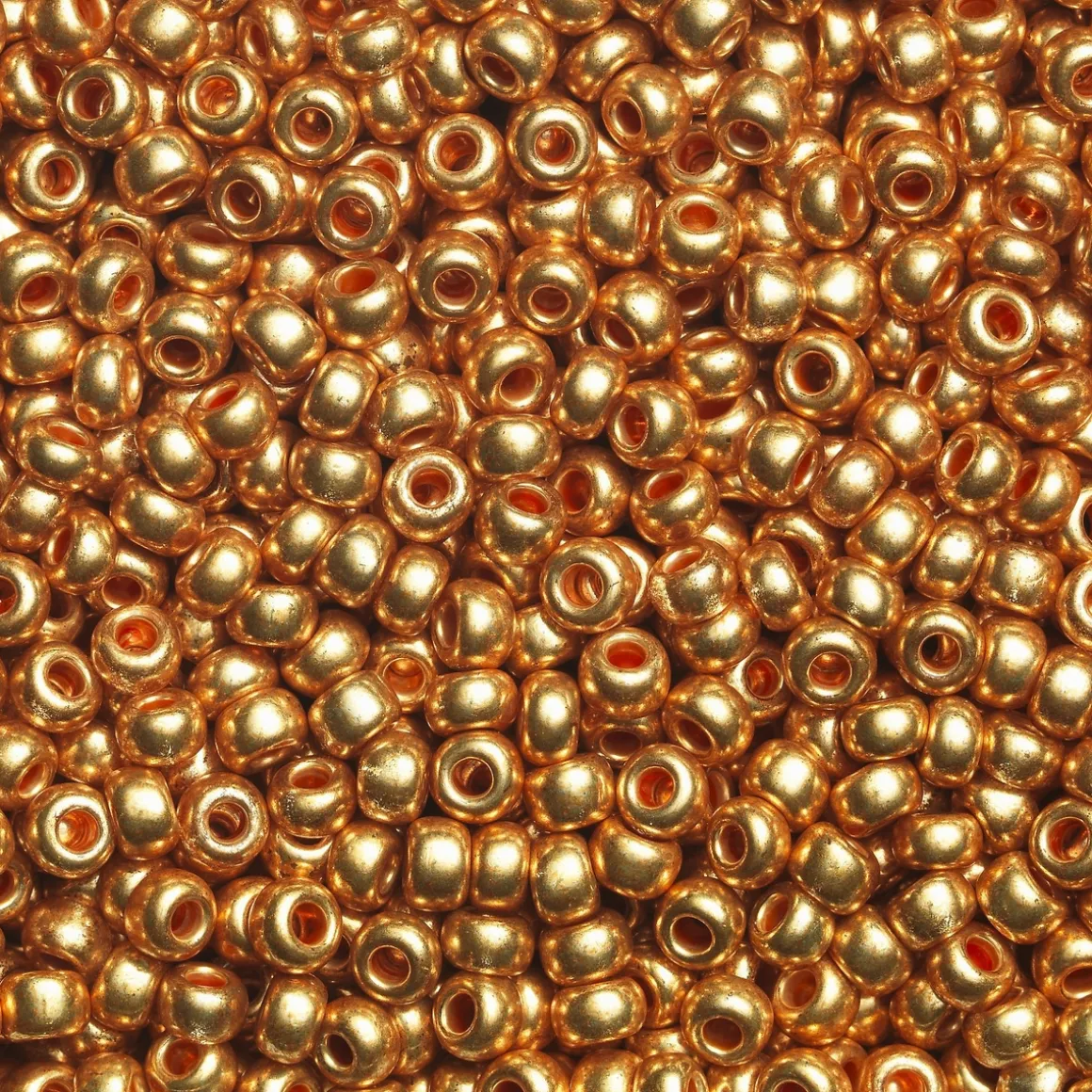 Rocaillesperle 6/0 guld uigen.