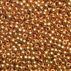 Rocaillesperle 9/0 guld uigen.