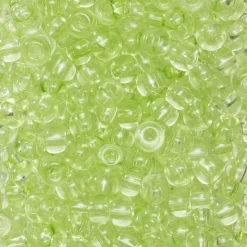 Rocaillesperle 6/0 l.grøn tran