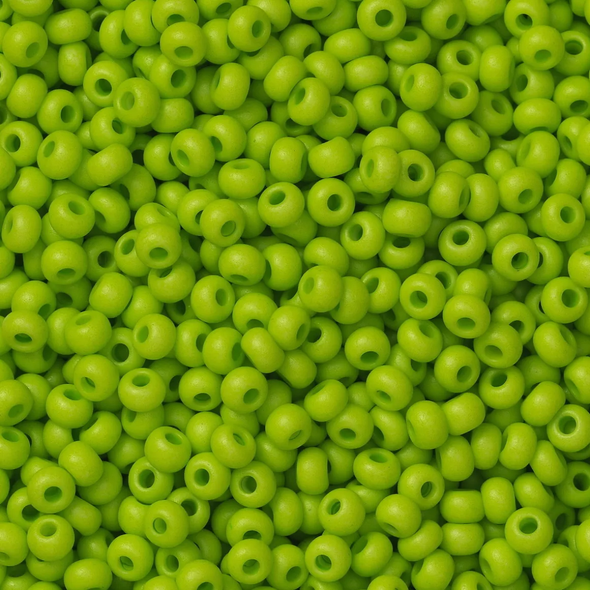 Rocaillesperle 9/0 lime uig.