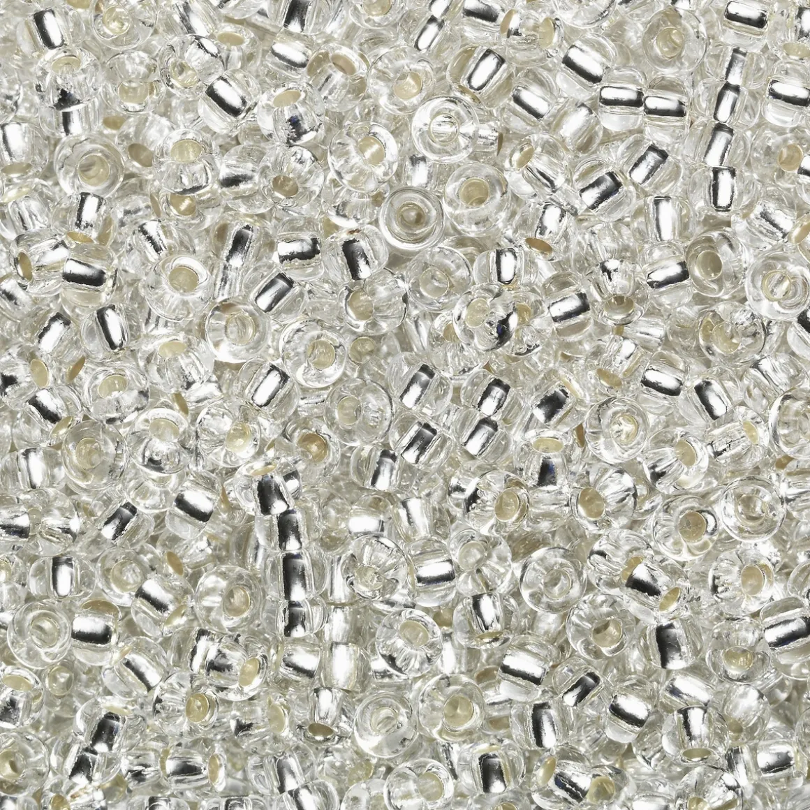 Rocaillesperle 6/0 mm klar/søl