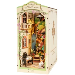 Rolife DIY Bookend Floral Corner miniature diorama – TGB09, 108×190×240 mm