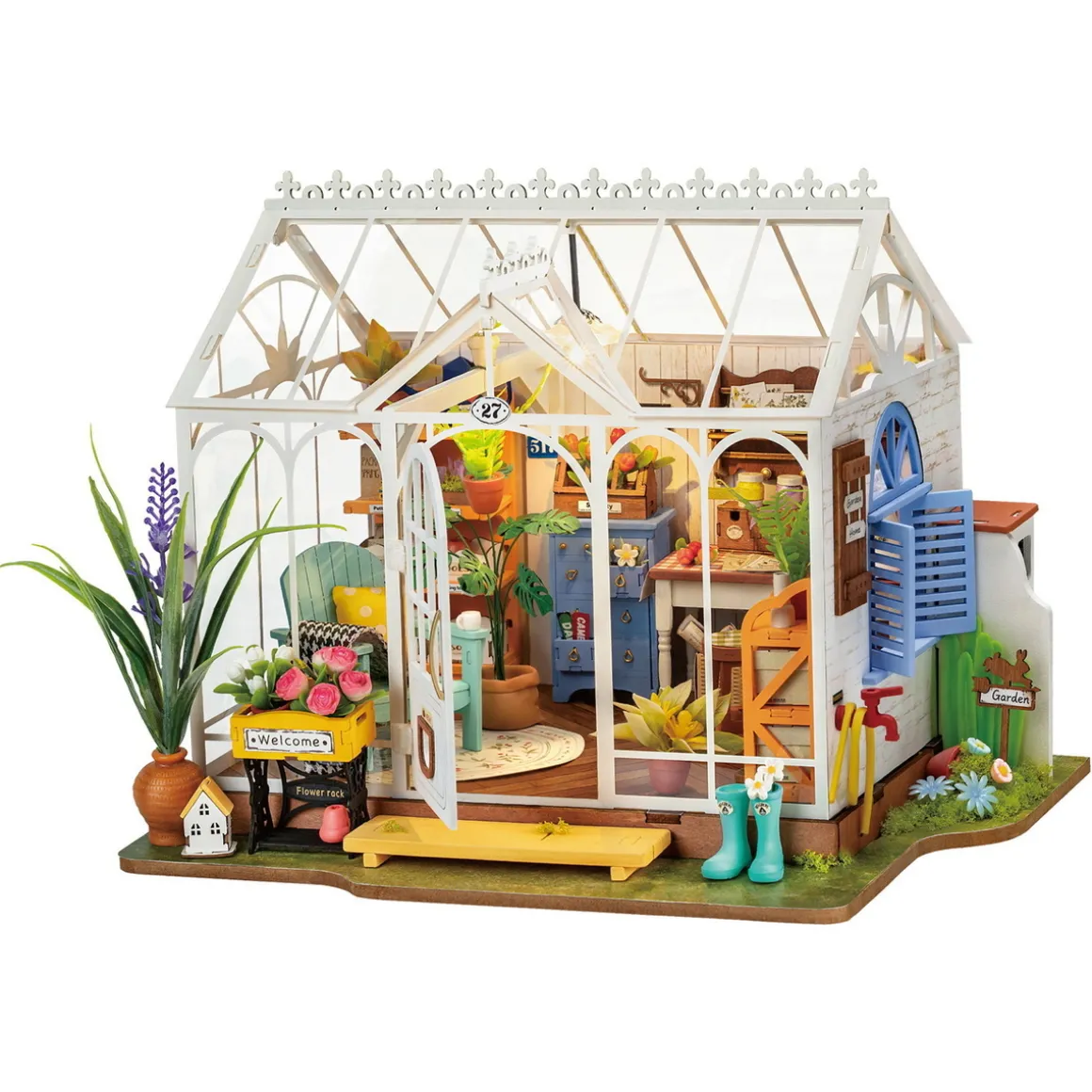 Rolife DIY Dreamy Garden miniature diorama – DG163, 245×190×190 mm
