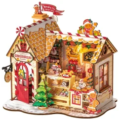 Rolife DIY Gingerbread House miniaturediorama – DG176, 213×173×203 mm