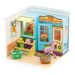 Rolife DIY Super Creator Daily Vc Fruit Store miniaturediorama – DW003, 163×163×152 mm