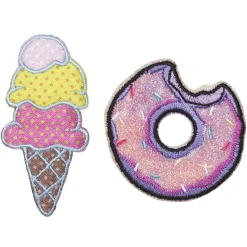 -ron–on applikation donut og is, Ø 55 mm / 30x65 mm