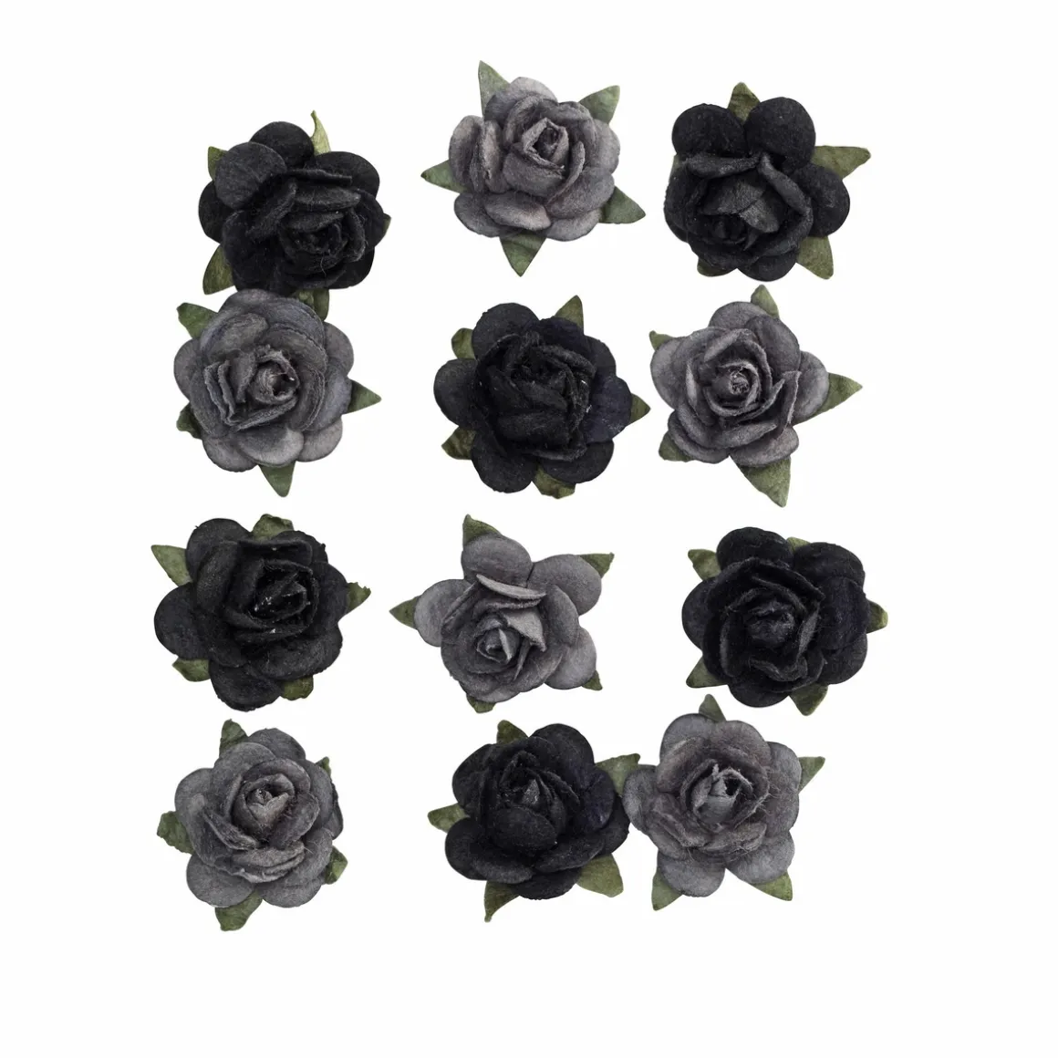 Roser Black papir 12 stk.