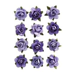 Roser Purple papir 12 stk.