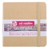 Royal Talens Art Creation Sketch skitsebog 12x12 cm, blomstret omslag – 140 g/m², 80 ark