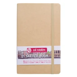 Royal Talens Art Creation Sketch skitsebog 13x21 cm, naturfarvet omslag – 140 g/m², 80 ark