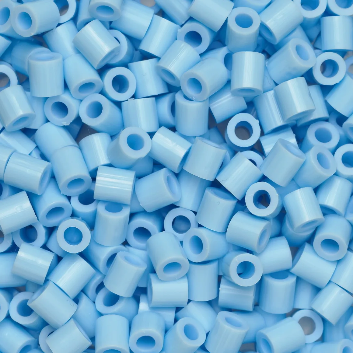 Rørperler Midi 1000 pastelblå, Ø5 mm