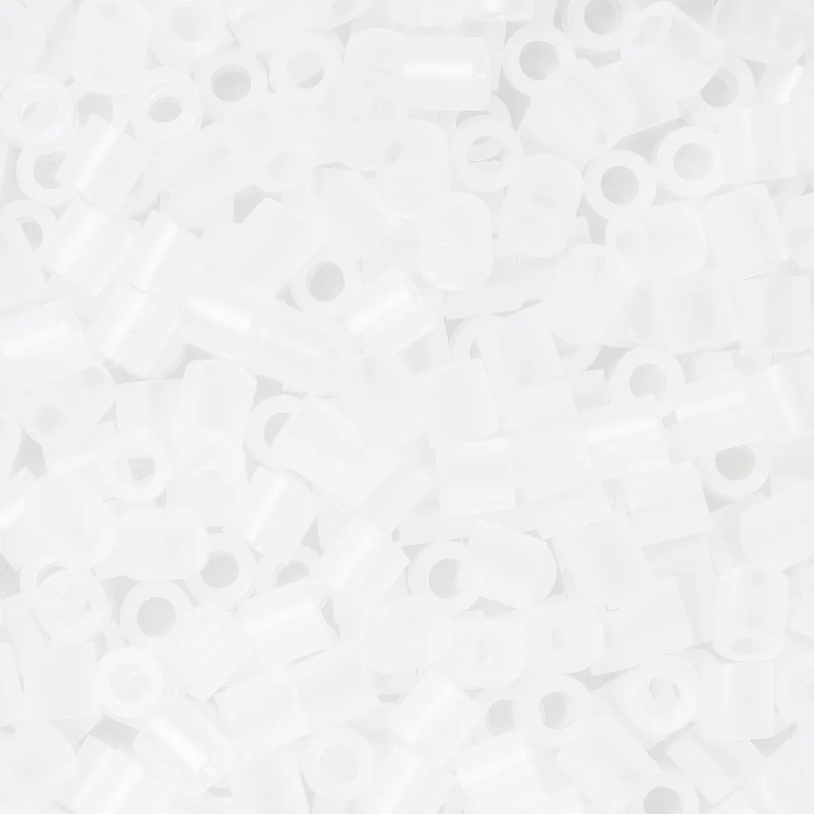 Rørperler Midi 1000 stk. helt gennemsigtige, Ø5 mm