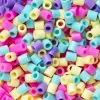 Rørperler Midi 1000 stk. legende bubblegum-mix! Ø5 mm