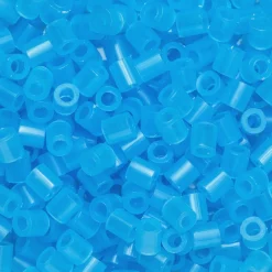 Rørperler Midi 1000 stk. lyseblå gennemsigtige, Ø5 mm