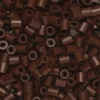 Rørperler Midi 1000 stk. mørkebrun, Ø5 mm