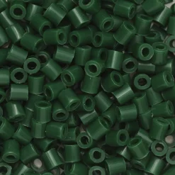 Rørperler Midi 1000 stk. mørkegrøn, Ø5 mm