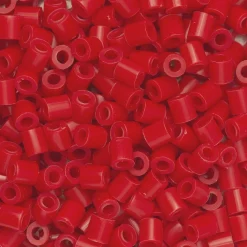 Rørperler Midi 1000 stk. rød, Ø5 mm