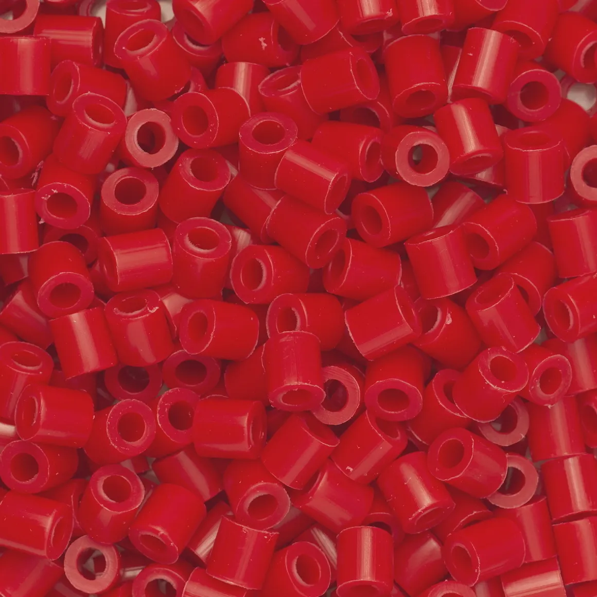Rørperler Midi 1000 stk. rød, Ø5 mm