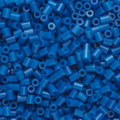 Rørperler Mini 1000 stk blå, Ø2,5 mm