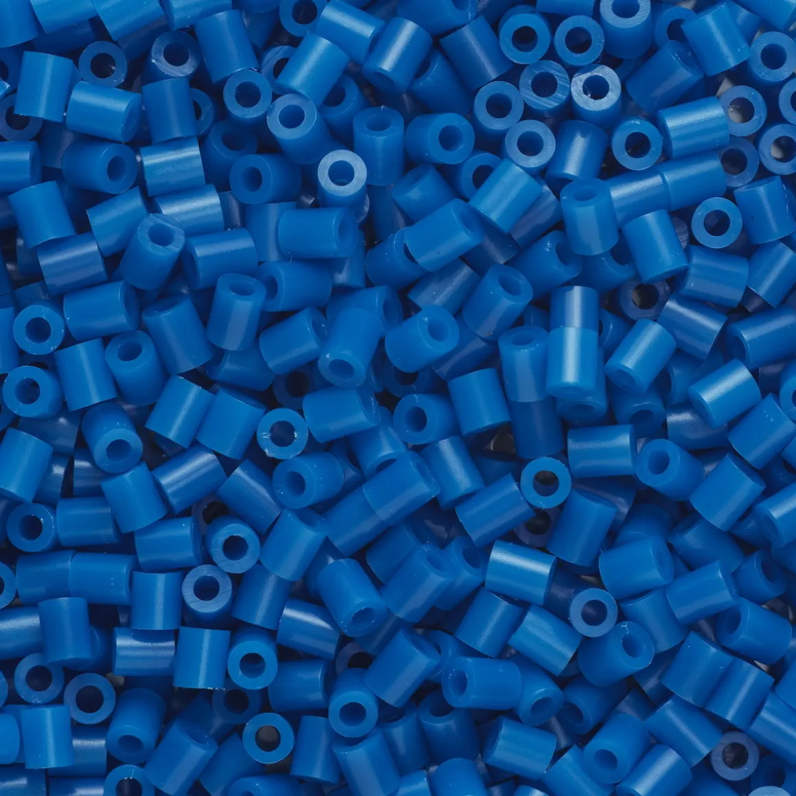 Rørperler Mini 1000 stk blå, Ø2,5 mm