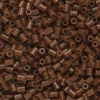 Rørperler Mini 1000 stk brun, Ø2,5 mm