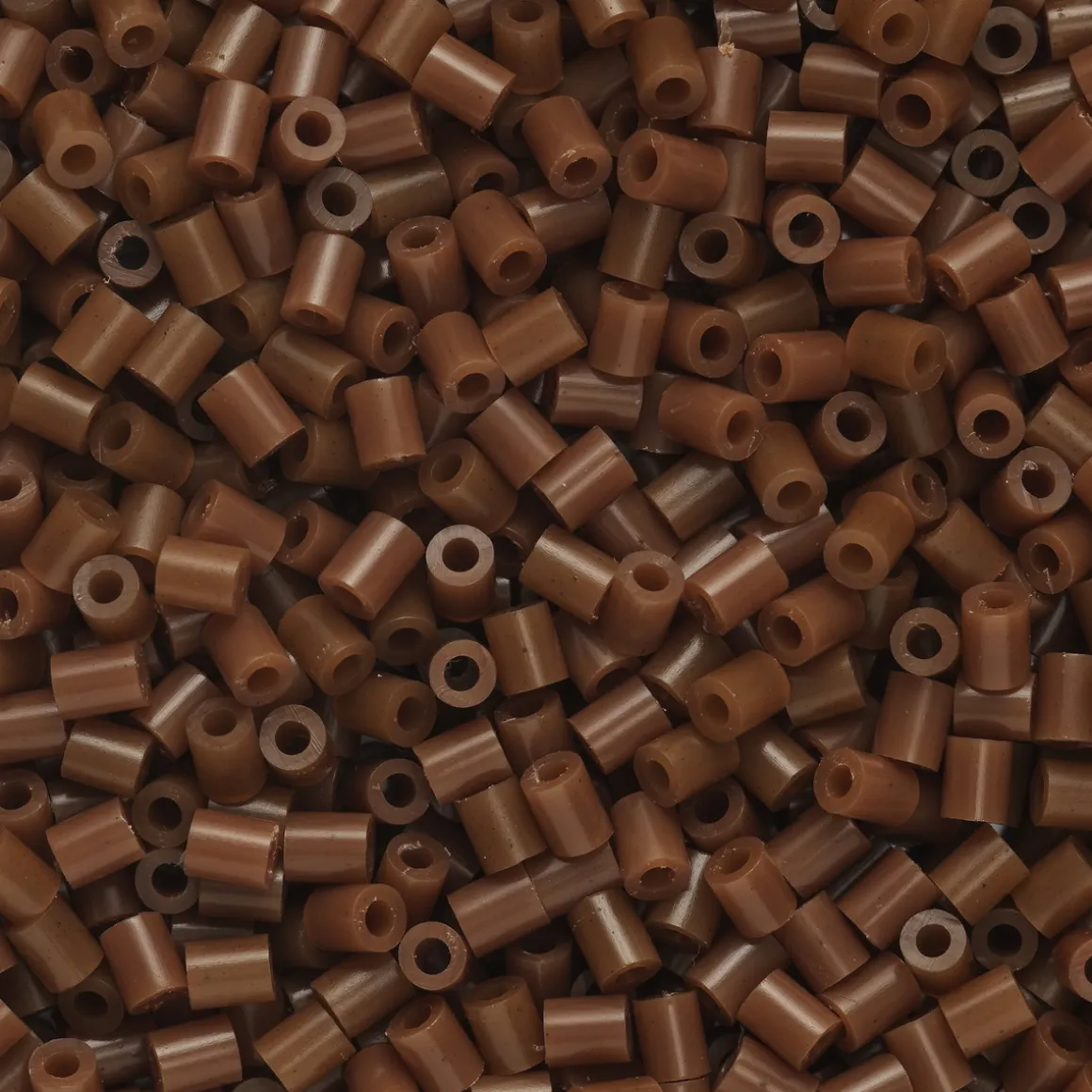 Rørperler Mini 1000 stk brun, Ø2,5 mm