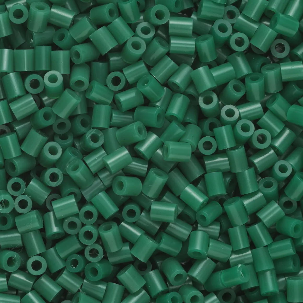 Rørperler Mini 1000 stk grøn, Ø2,5 mm