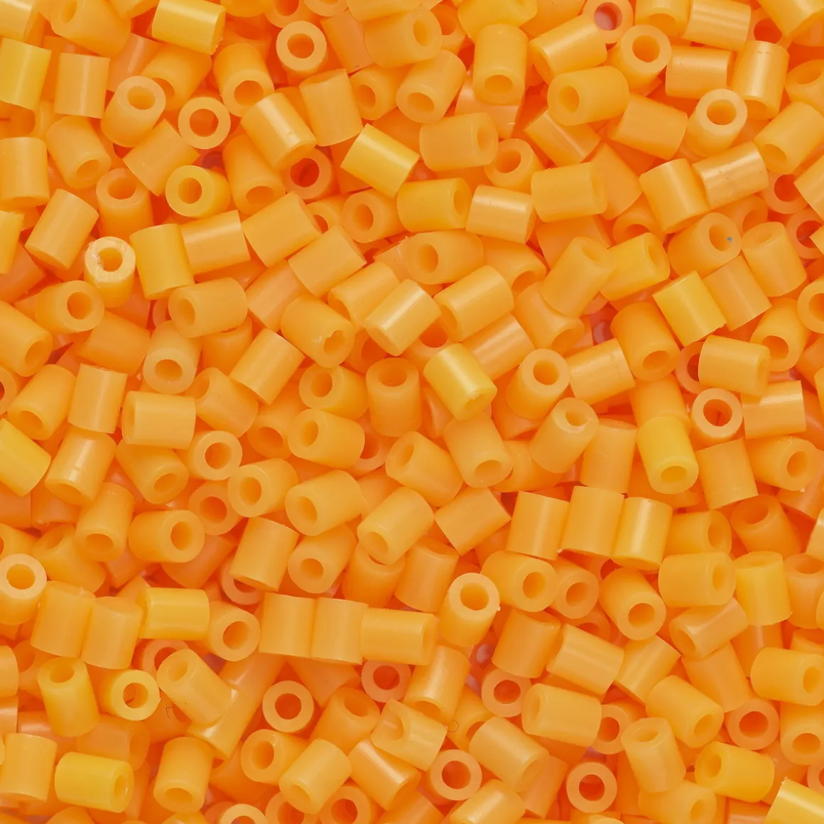 Rørperler Mini 1000 stk orange, Ø2,5 mm