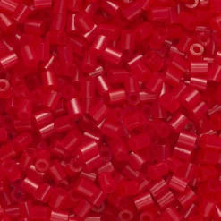 Rørperler Mini 1000 stk rød, Ø2,5 mm