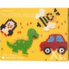 Rørperler XL kit Playful Pals – 1200 store XL-perler + 3 sjove stiftplader