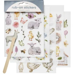 Rub ons 10 ark dyr og natur