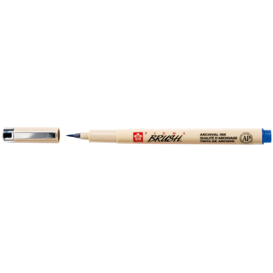 Sakura Pigma Brush Blå – blå penselspids