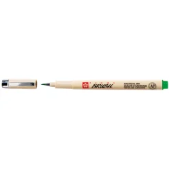 Sakura Pigma Brush Grøn – grøn penselspids