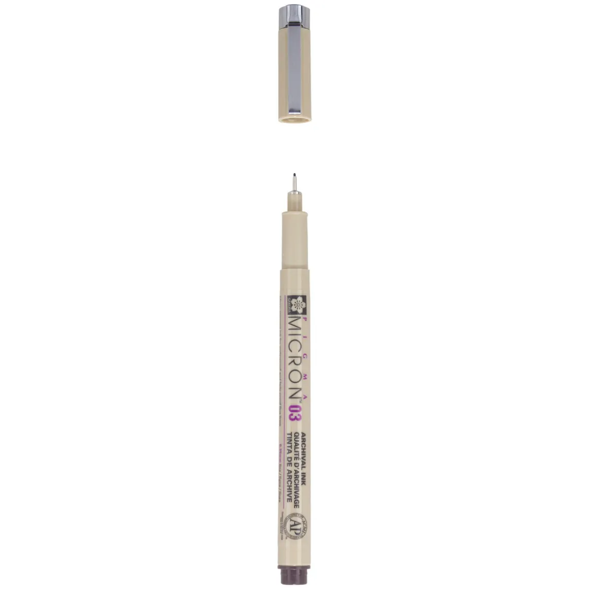 Sakura Pigma Micron 03 Black – sort fineliner 0,35 mm